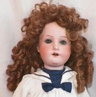 Heubach Koppelsdorf Bisque Doll  250-3 Composition Body 18in Antique