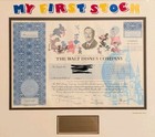 Walt Disney Company 2008 Stock Certificate From One Share Framed