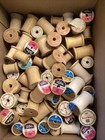 Big Lot Vintage Wooden Sewing Thread Spools  Coats And Clark s  Etc