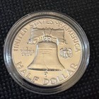 1960 Franklin Half Dollar 90  Silver Proof No Mint Mark In Capsule Estate Coins