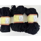 Catalina Yarns Chunky 100  Baby Alpaca 3 Skeins 300g Black 102 Peru Soft Wool