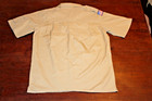 Boy Scouts Of America Bsa Men s Shirt Tan Medium Plain No Patches Short Sleeve
