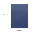 Colored Vellum Paper 40 Sheet Deep Blue 8 3  X 5 9  Printable Vellum Paper