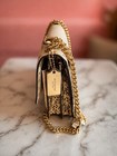Coach Klare Crossbody Bag In Signature Canvas With Rivets 