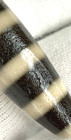 Tibetan Agate Dzi Bead   7 Stripes   Amulet Pendant 55 8mm X 13mm