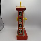 Fisher Price Music Box Teaching Clock  998  Vintage  1960s 62 68 Works See Video