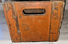 Vintage 1930 s Orange Crush Wood Soda Crate Pop Advertising Kewaunee Wi
