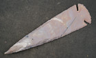 Thin 6 2  Flint Arrowhead Spear Project Point Knife Blade Bb702