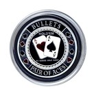 Card Guard - Bullets Pair Of Aces Poker Card Guard Protector - Free Shipping  