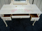 62922   Master Craft  Hand Made Vanity  Desk With Mirror