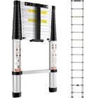 Vevor Telescoping Ladder Aluminum Extension Step 12 5 Ft Multi-purpose Portable