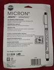 New Sakura Pigma Micron Pen Set Black 005 01 02 03 05 08 Brush Graphic 30067