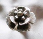 Vintage Native American Signed Ab Stng Sterling Silver   Gold Ring   Sz 5 75 13g