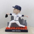Detroit Tigers Tarik Skubal Home White Jersey Back2back Bobblehead 7 7 26