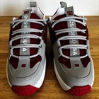 Vintage Dc Lynx Grey And Red Skate Shoes Size 11