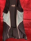 Tyr Competition Tri Top Women   s Size M Black And Teal