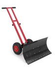 Rubber Wheels Equipped Snow Shovel With Wheels  Heavy   duty Steel Snow Plow  5   po