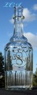 Antique Circle 8 Saloon Or Back Bar Bottle Old Cowboy Ranch Whiskey Rare Unique