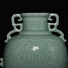 Beautiful Chinese Hand Painting Monochrome Glaze Porcelain Vase