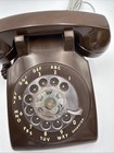 Chocolate  Brown Itt   Rotary Dial Phone Tested
