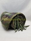 Baf Wet Weather  Woodland Camo  Poncho Liner Woobie Blanket W  Stuff Sack  Nib