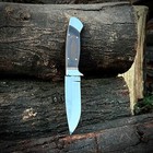 8 8  Hand Made Custom Hunting Knife Micarta Fixed Blade Pocket Outdoor Survival