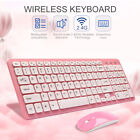 Mini Wireless Keyboard And Mouse Set Waterproof 2 4g For Mac Apple Pc Computer