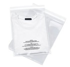500 12x15 Poly Bags Resealable Suffocation Warning Clear Merchandise 1 5 Mil