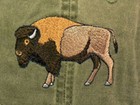 Bison Buffalo Embroidered Cotton Cap New 