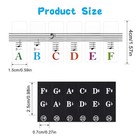 Piano Keyboard Stickers For 88 76 61 54 49 37 Key  Colorful Piano Stickers 