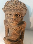 Rare Pre-columbian Hand Made Pottery Figure Antique