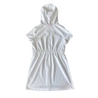 Lilly Pulitzer Girls Chaplin White Swim Hooded Full Zip Coverup Size Xl  14-16 