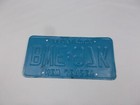 Vintage Blue  New Jersey State License Plate  