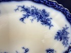 15  Flow Blue Platter - Touraine Pattern By Stanley Pottery