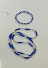 Set Yemaya Bracelet And Necklace Santeria ilde Idde Con Collar religion Yoruba 
