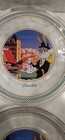Set Of 4 Vintage Bugs Bunny Looney Tunes Warner Bros Glass Plates 