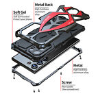 For Samsung Galaxy S25 S24 S23 S22 Ultra Heavy Duty Metal Hard Armor Phone Case