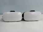 2-pack Onn White Virtual Reality Vr Smartphone Headset For Apple Or Android