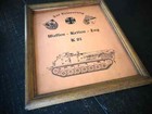 Vintage 100  Copper Post Wwii German Military Award Gmbh K1 Tank Manufacturers