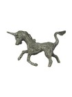 Vintage Pewter Unicorn Figurine Miniature 2 75  Fantasy Collectible Read