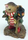 Wee Forest Folk Wff Mo-00  mr  Mole  Mole Holding Lantern With Wff Box
