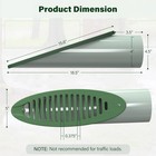 4 In  Green Angled Drainage Grate Yard Drain  Drain 4 Inch 