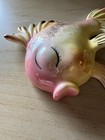 Vintage 1950   s Norcrest Ceramic Kissing Fish Wall Hanging