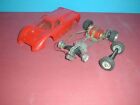 Cox 1 24 Vintage Running Slot Car Chassis With Monogram Motor   Ford J Body
