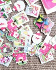 Vintage Christmas Stickers Seals Lot Of 90 