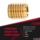 E Z Lok Threaded Inserts For Hardwood Brass Stainless Steel Easy Install