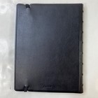 Filofax A5 Black Leather Notebook Ebay Logo Elastic Closure Ebayana