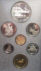 1991 Canadian Proof Set Inlc  Commemorative Aureate Dollar W  Free Shipping  
