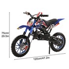 2-stroke Mini Dirt Bike 49cc Gas Power Motocross Pocket Motorbike Kids Dirtbike 