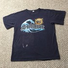 Vintage Sublime Band T-shirt Adult Medium Boxy Navy Blue Sun   Wave Rare Y2k